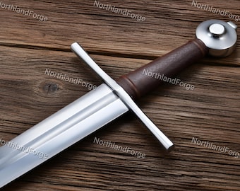 Handsmidd Duke Arming-svärd, europeisk medeltida historisk replika