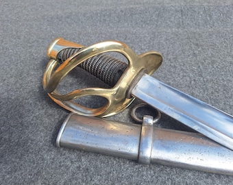 Genuine Antique French Cavalry Saber Sword, Model 1822 Trooper