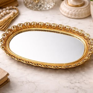 Vintage Mirror Tray - Etsy