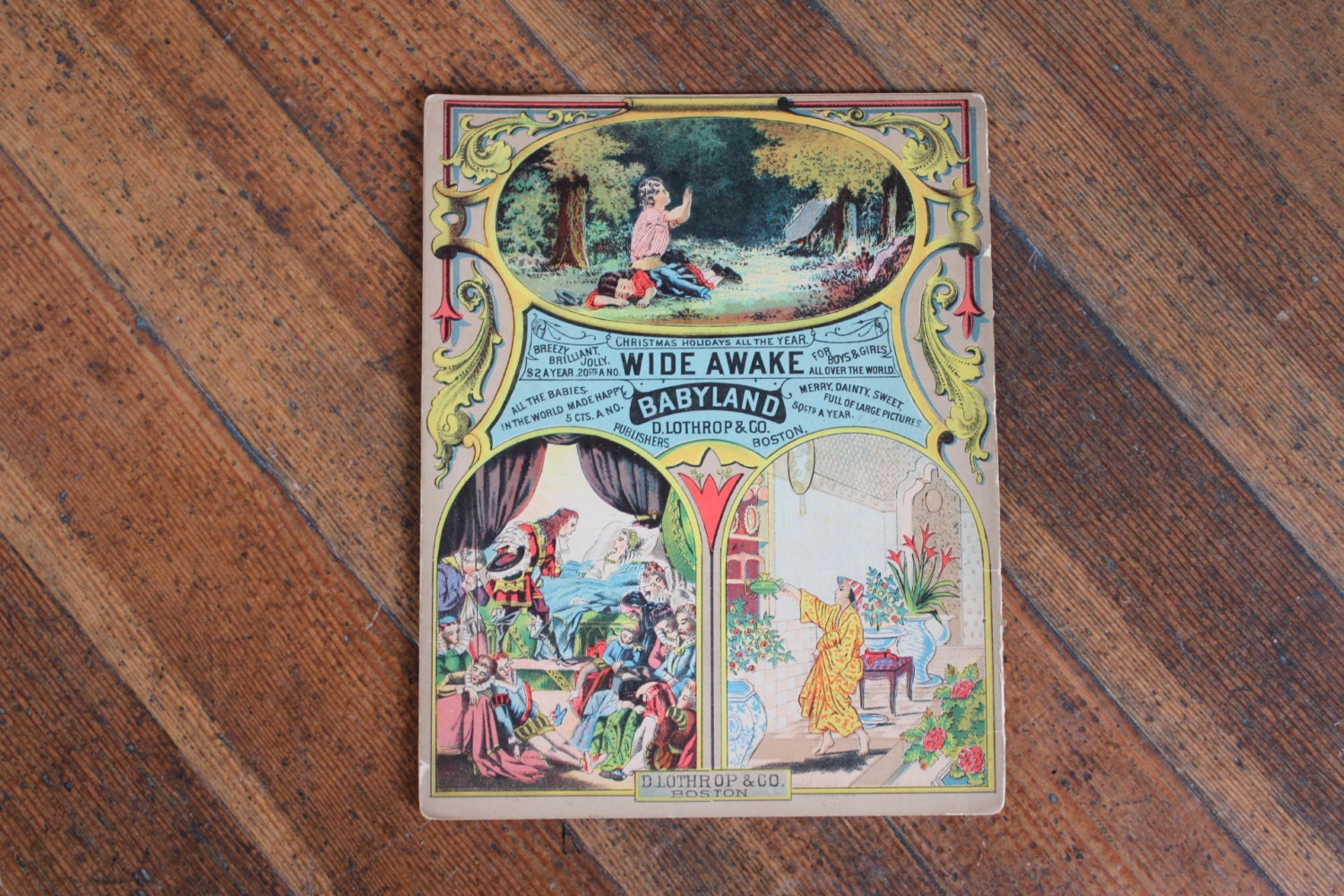 Rare Antique Collectible Children's Book Aladdin and the Etsy