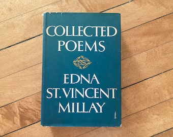 Collectible Vintage Poetry Book - Collected Poem by Edna St. Vincent Millay (1956)