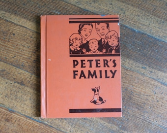Vintage Children's Book - Peter's Family (1935)
