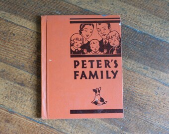 Vintage Children's Book - Peter's Family (1935)