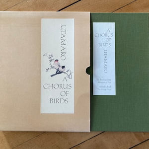 Collectible Vintage Art Book- A Chorus of Bird by Utamaro (The Metropolitan Museum of Art, 1981)