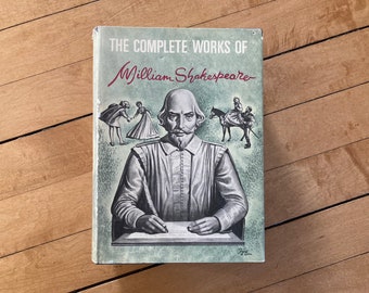 Antique Book-the Complete Works of William Shakespeare (abbey