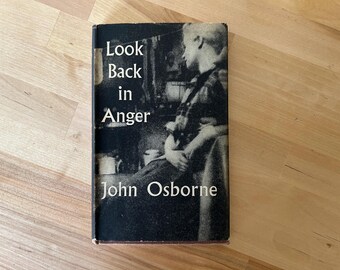 1957 Look Back in Anger – John Osborne | First American Printing | Criterion Books Hardcover w/ Dust Jacket | Vintage Theatre Play