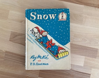 Vintage Children's Book - Snow by Roy McKie and P. D. Eastman (Beginner Books, 1962)