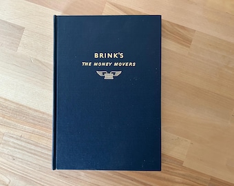 Brink’s The Money Movers 1959 Corporate History | Lakeside Press Chicago | Armored Car Banking History Book | Vintage Business Book