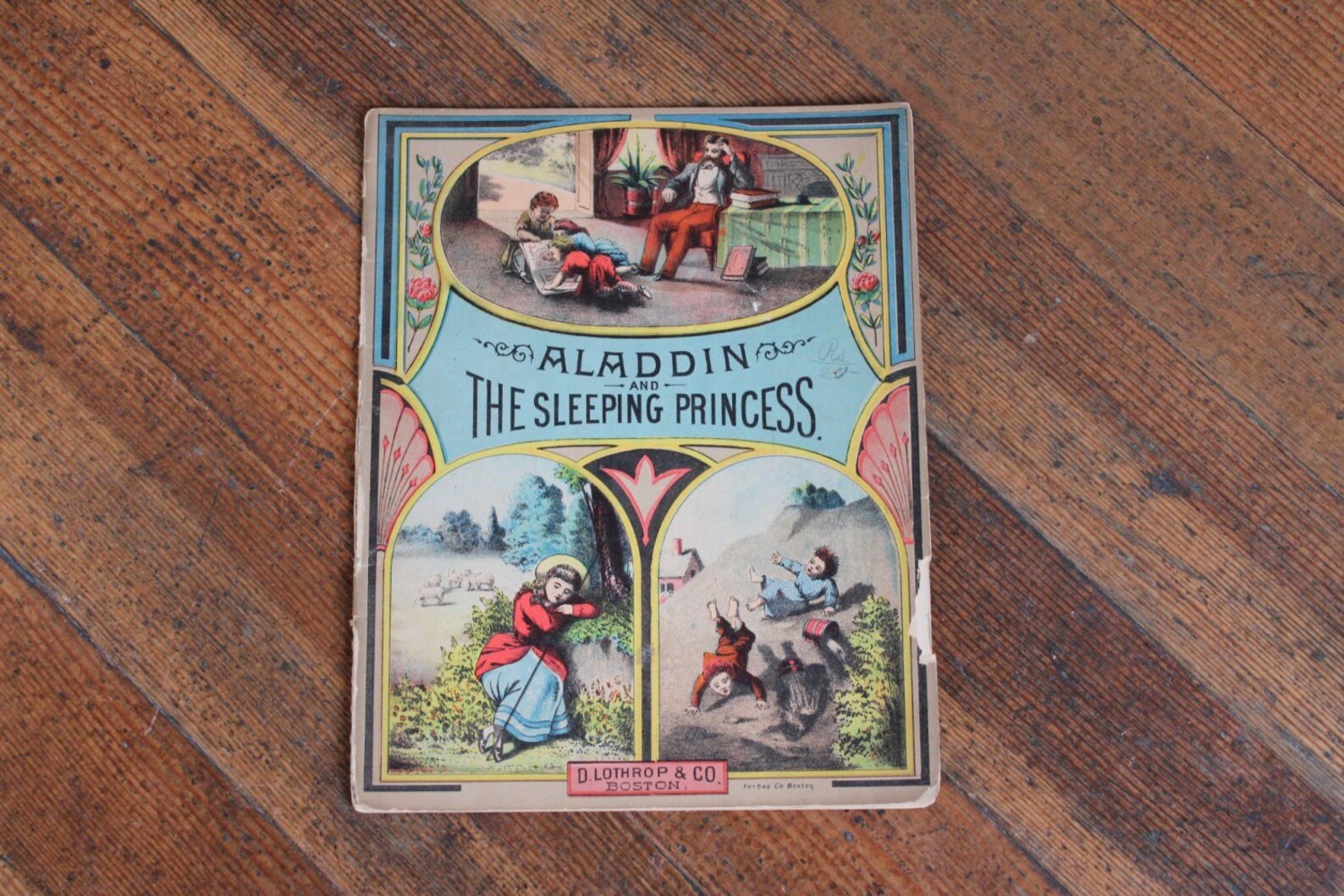 Rare Antique Collectible Children's Book Aladdin and the Etsy
