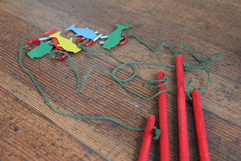 Vintage Fishing Board Game Hookey COMPLETE cadacoellis Etsy