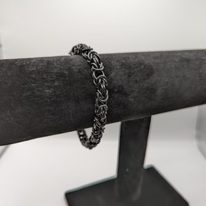 Byzantine Bracelet Matte Black