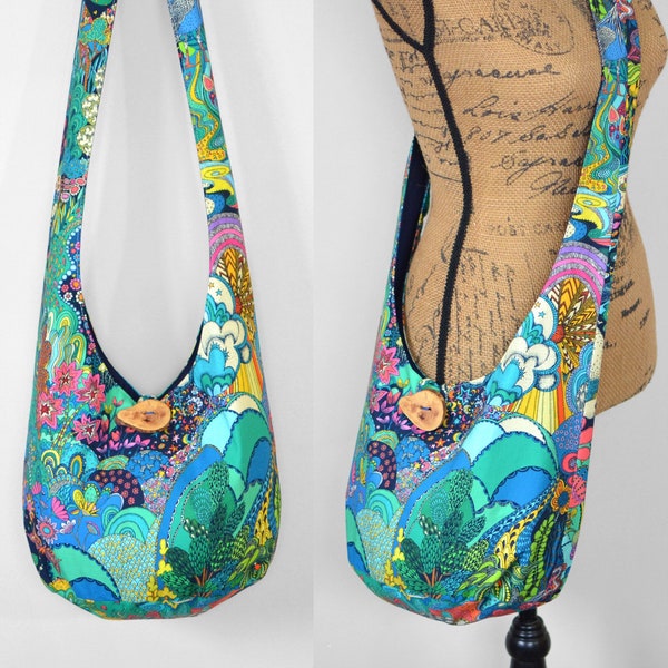 Fabric Hobo Bag Etsy