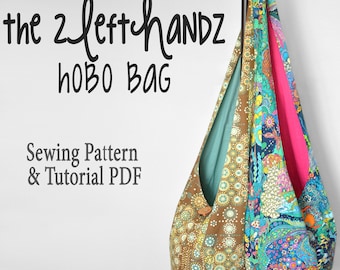 Hobo Bag Sewing Pattern: Crossbody Sling Bag Tutorial (PDF Download)