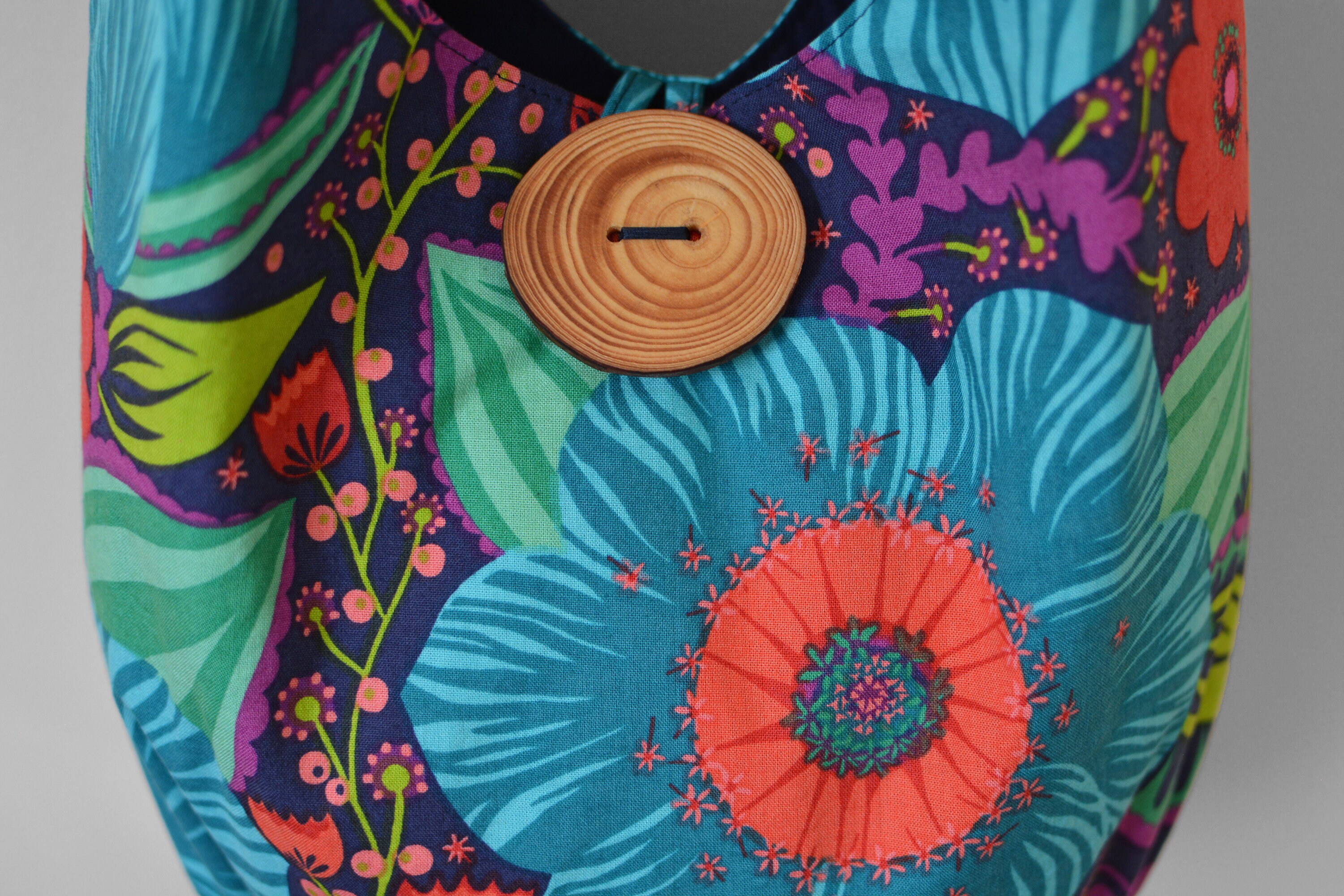 Floral Boho Purse Fabric Hobo Bag Cotton Crossbody Bag Etsy