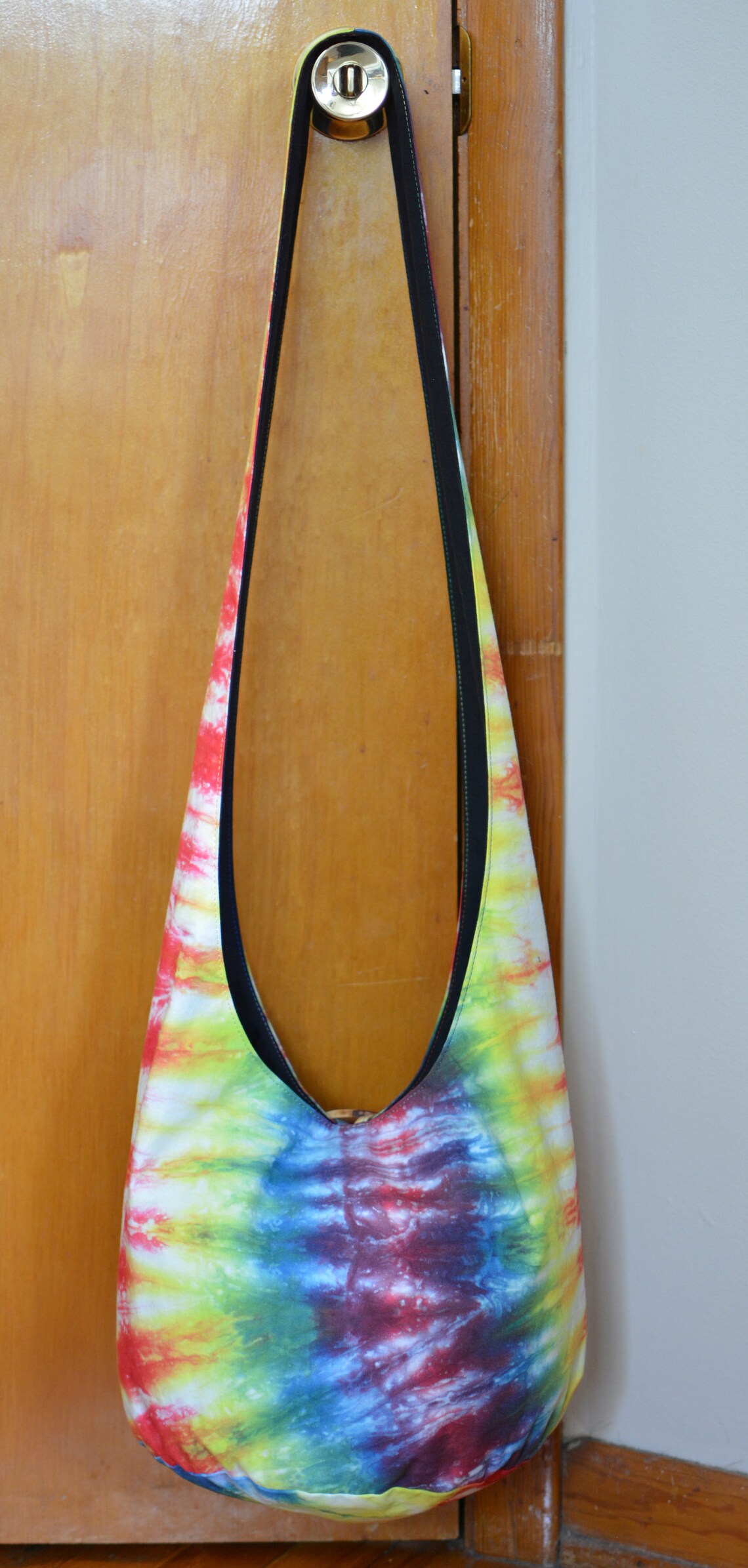 Tie Dye Boho Bag Cotton Hobo Bag Fabric Crossbody Bag Handmade Etsy