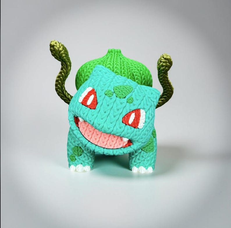 Balbasaur Crochet Figure STL File | 3D Printable Model (digital ...