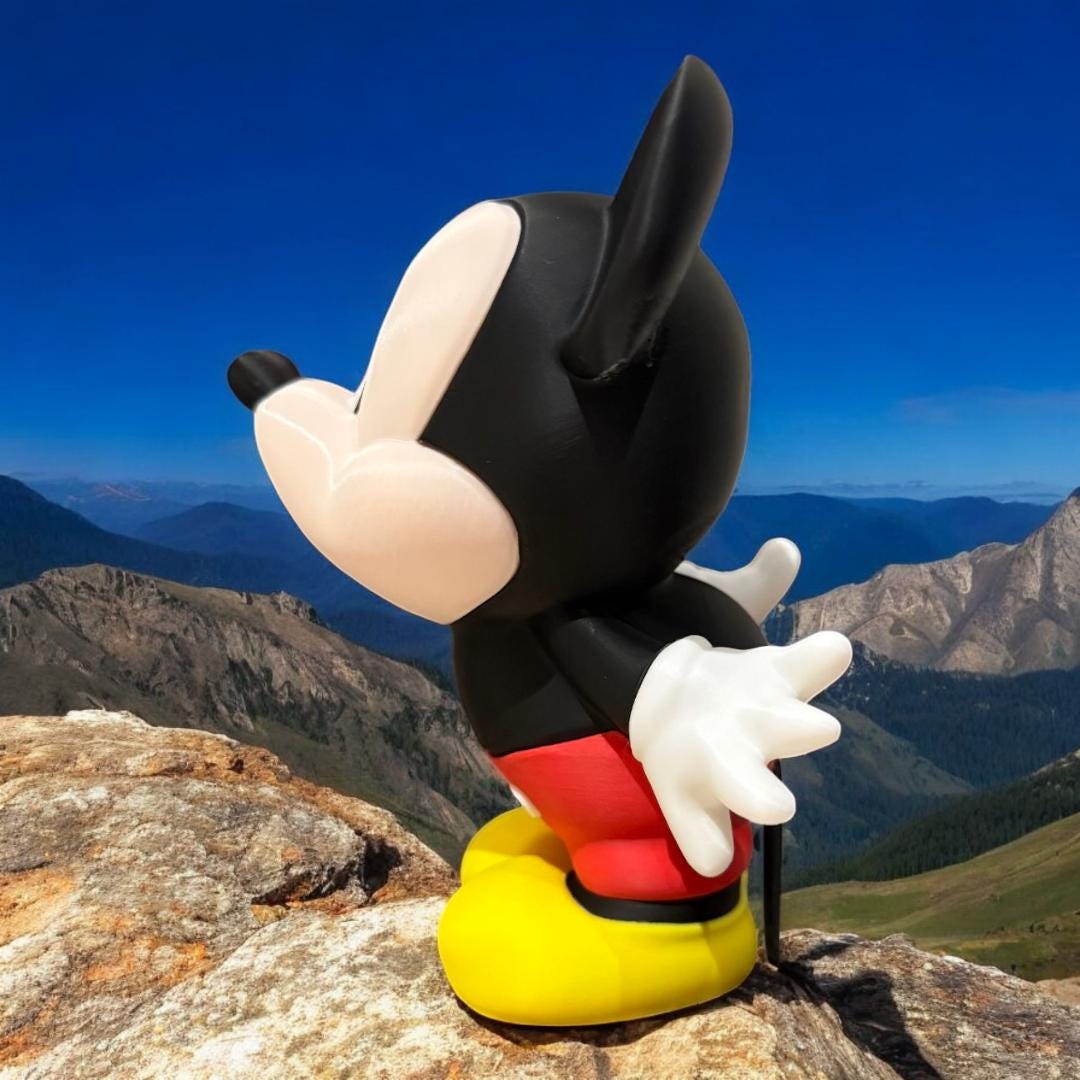Poly Mickey Stl File Mickey Mouse STL File | 3D Printable Model (digital Download) - Etsy