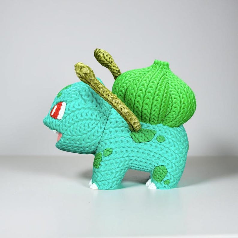 Balbasaur Crochet Figure STL File | 3D Printable Model (digital ...