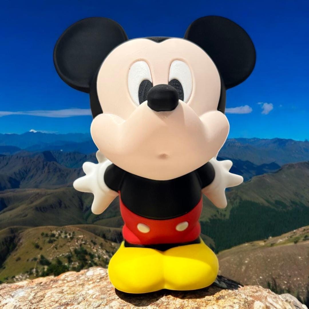 Poly Mickey Stl File Mickey Mouse STL File | 3D Printable Model (digital Download) - Etsy