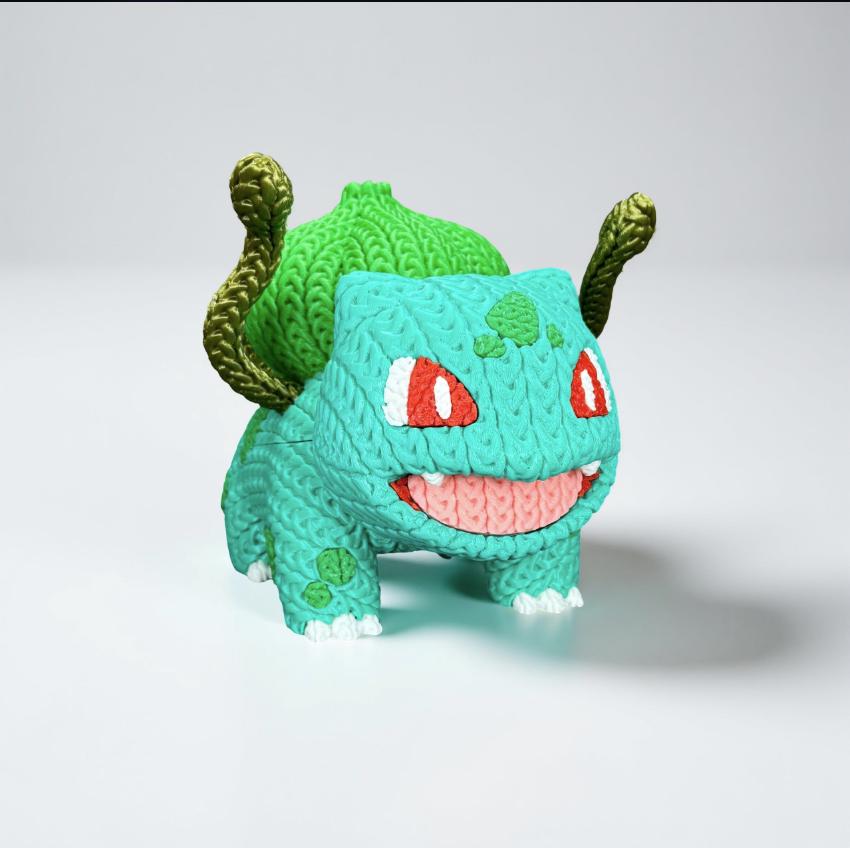 Balbasaur Crochet Figure STL File | 3D Printable Model (digital ...
