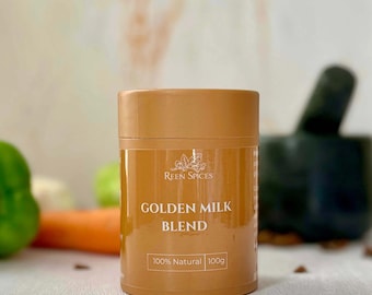 Golden Milk Spice Blend | Turmeric Latte Mix, Vegan (100g)