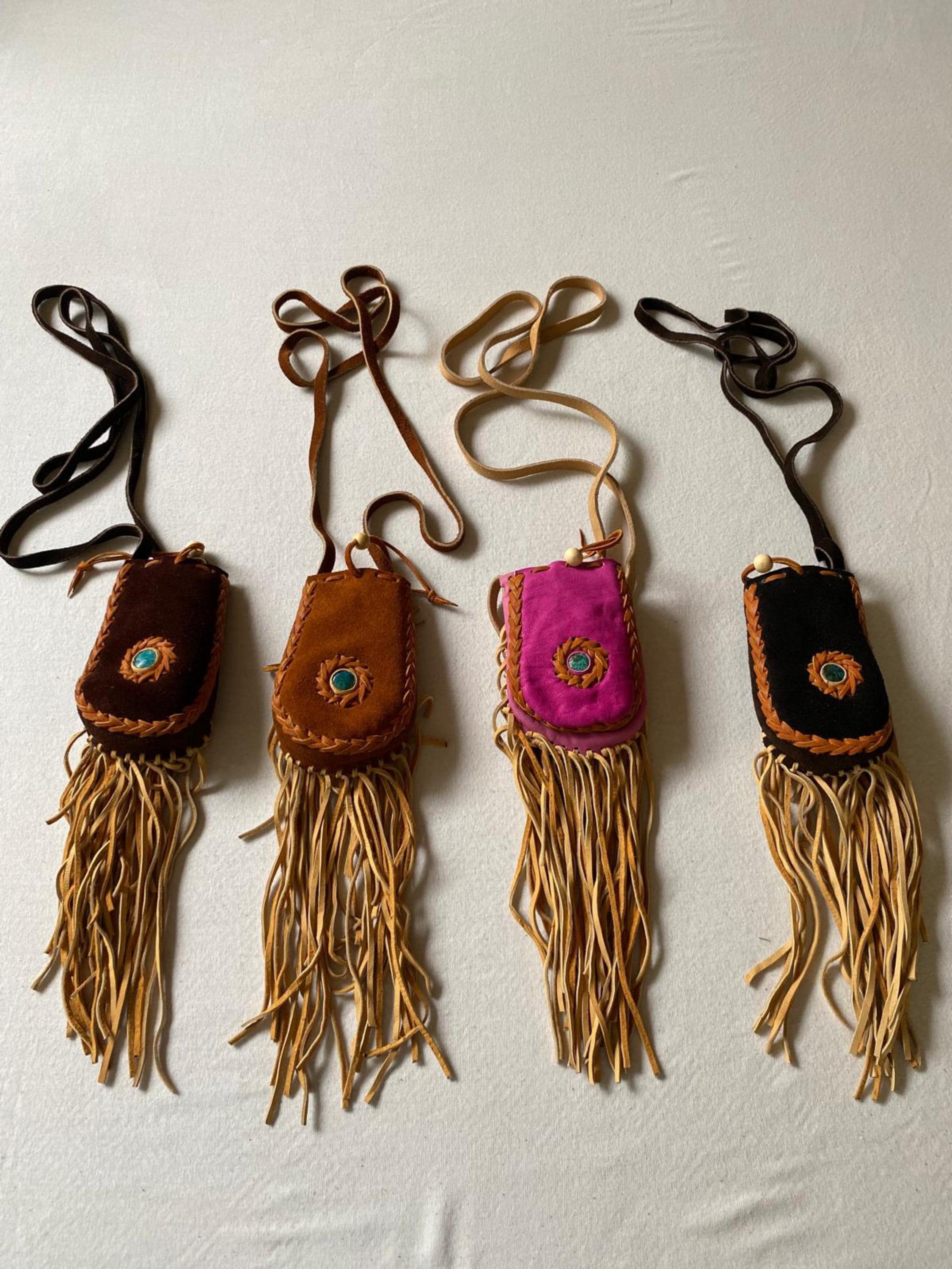 Indigenous Leather Tobacco Pouch