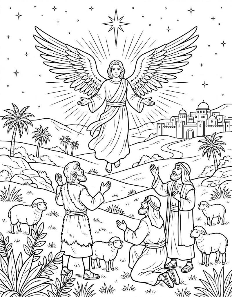 New Testament Coloring Pages Kids Activity Printable Church With ...