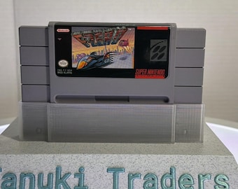 6-Pack SNES Dust Covers for Super Nintendo Game Cartridges - Custom Fit - 3D Printed Game Protector and Shelf Display - Choose Your Color!