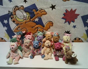 Beanie Babies limpios con etiquetas