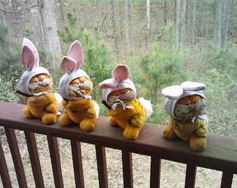 Garfield, el conejo de Pascua, cazador de conejos, sin zanahorias