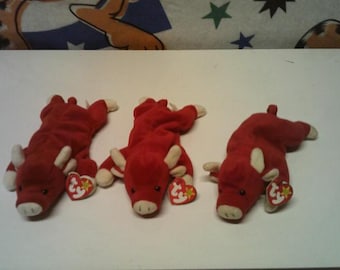 El cerdito Beanie Babie resopla