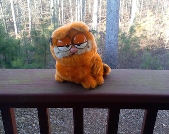 Peluche vintage de Garfield sentado de 18 cm
