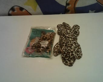 Pecas el leopardo Beanie Baby y Teenie Beanie Baby