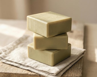Hand-Crafted Tamanu Goat Milk Chamomile Soap, Restorative Skin Conditioning Body Care