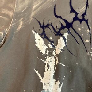 Angel Sigilism Graphic Hoodie | Oversized Streetwear, Hand Screen Printed, Lightweight Cotton image 7