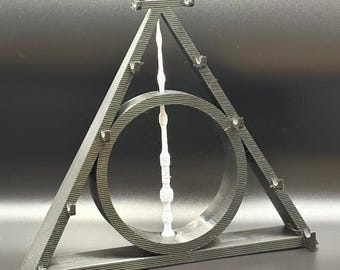 Harry Potter themed 5 tier wand stand display in black
