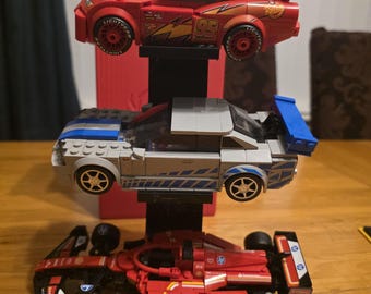 3 tier lego speed champion model display stand.