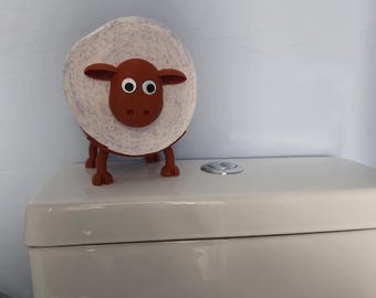 toilet roll sheep holder display stand