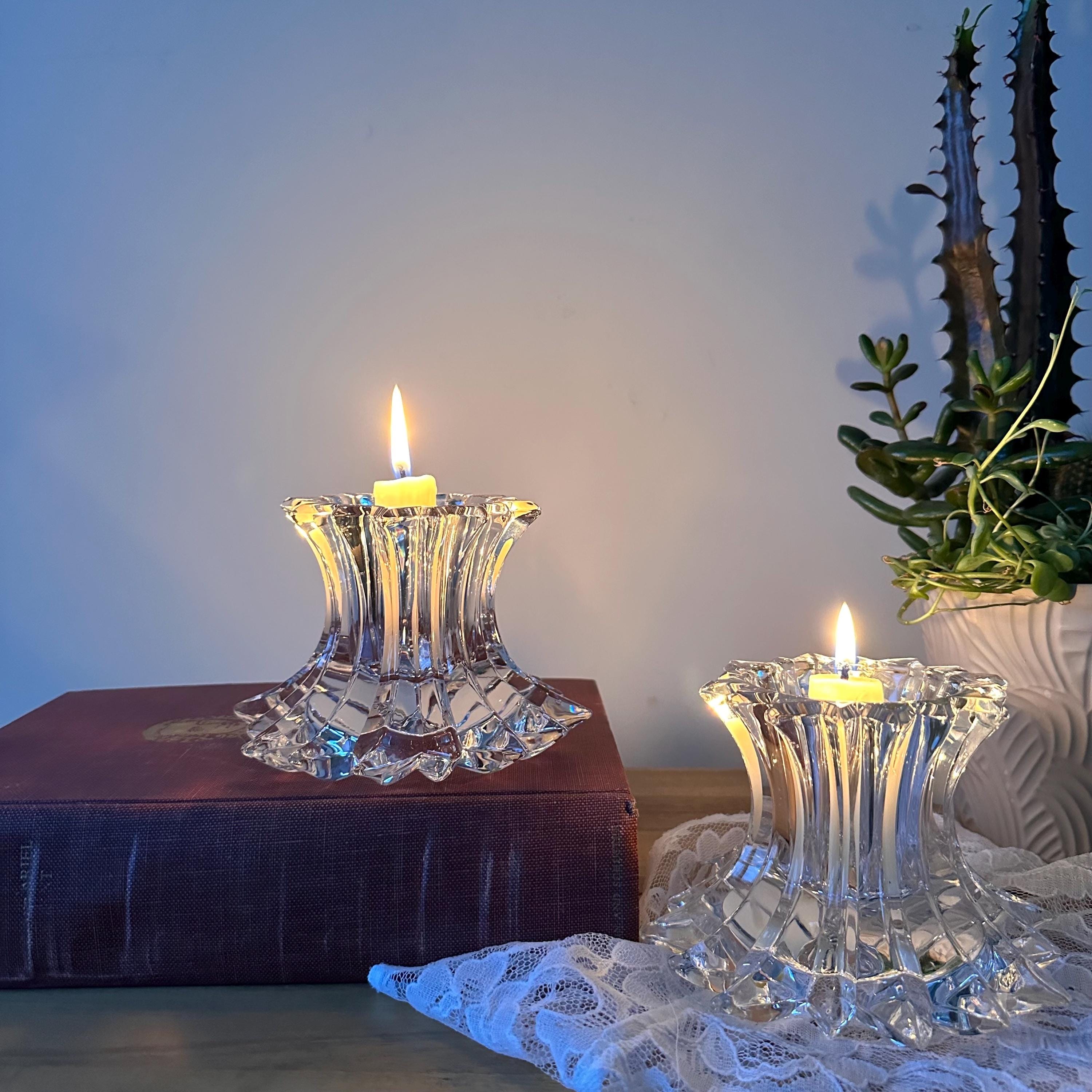 スワロフスキー置物　スターキャンドルホルダー Swarovski Crystal Star Candle Holders - Etsy