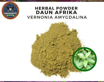 Biologische pure Vernonia amygdalina, poeder: supplement | Indonesische traditionele kruiden | Alle verse natuurlijke kruiden WildCrafted