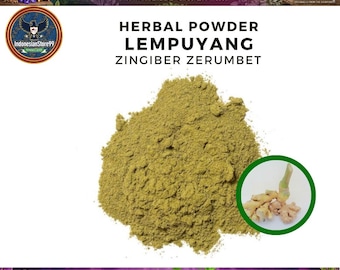 Biologisch puur Zingiber-zerumbetpoeder: supplement | Indonesische traditionele kruiden | Alle verse natuurlijke kruiden WildCrafted