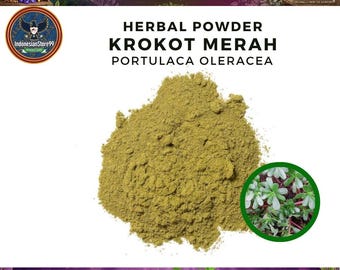 Biologisch puur portulaca-oleraceapoeder: supplement | Indonesische traditionele kruiden | Alle verse natuurlijke kruiden WildCrafted