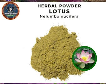 Biologisch puur Nelumbo Nucifera-lotuspoeder: supplement | Indonesische traditionele kruiden | Alle verse natuurlijke kruiden WildCrafted