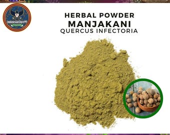 Organic Pure Oak Gall Quercus Infectoria  Powder: Supplement | Indonesian Traditional Herbal | All Fresh Natural Herbs WildCrafted