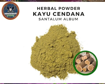 Organic Pure Santalum album  Powder: Supplement | Indonesian Traditional Herbal | All Fresh Natural Herbs WildCrafted