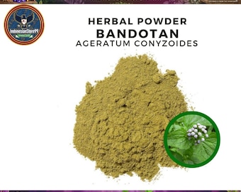 Organic Pure (Ageratum Conyzoides)  Powder: Supplement | Indonesian Traditional Herbal | All Fresh Natural Herbs WildCrafted