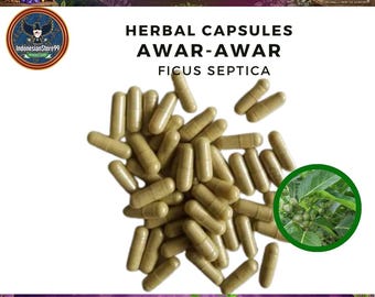 Biologische pure septische vijg, witgeaderde vijg (Ficus Septica) Capsules: supplement | Indonesische traditionele kruiden | Geheel vers en natuurlijk wild gemaakt