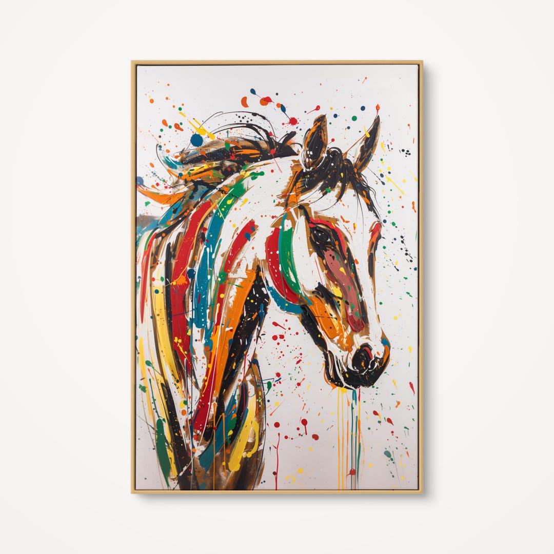 colorful-horse-splatter-wall-art-abstract-stallion-canvas-print