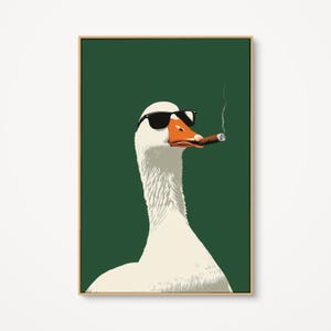 Cigar Smoking Goose
