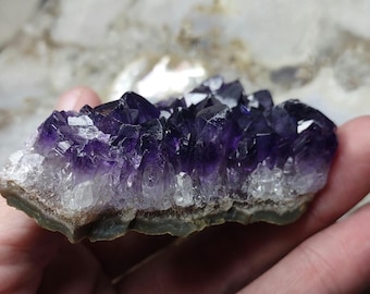 RARE Deep Purple Amethyst Cluster | Natural Crystal Specimen | Collector Display Piece